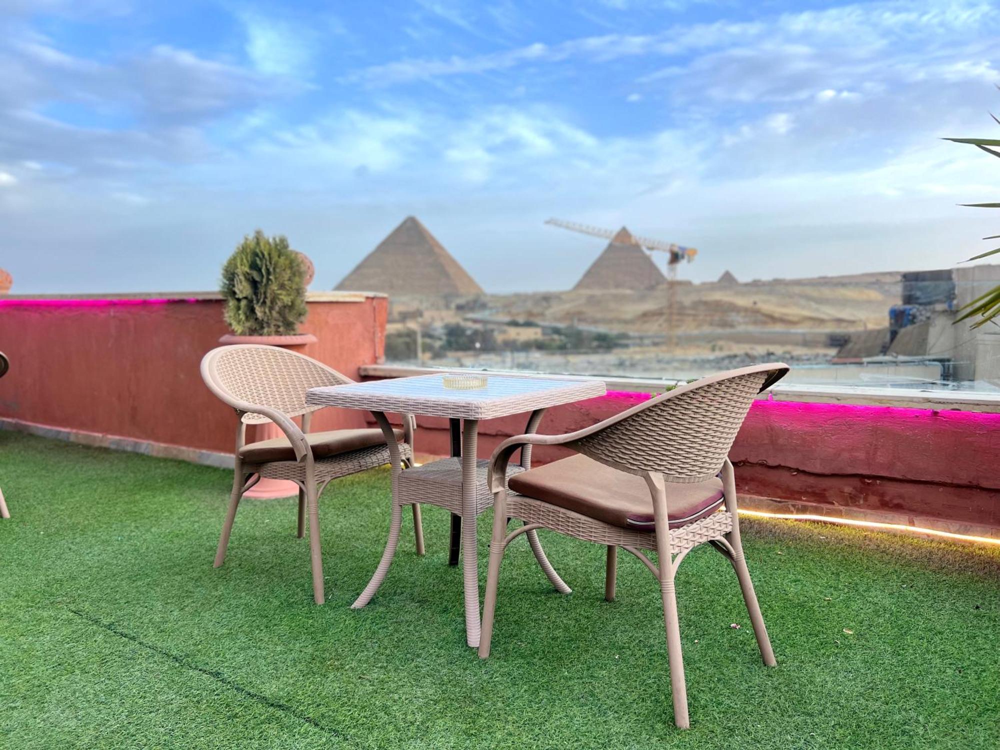 Grand Pyramids In Hotell Giza Eksteriør bilde